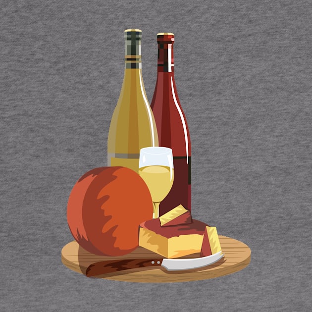 Wine and Cheese by SWON Design